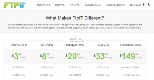 FTPit美国特价小内存VPS月付$1.49起,洛杉矶/弗里蒙/纽约三机房,稳定可靠,100M带宽