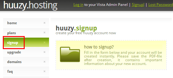 【Huuzy.com】无限磁盘空间无限月流量免费空间申请使用教程