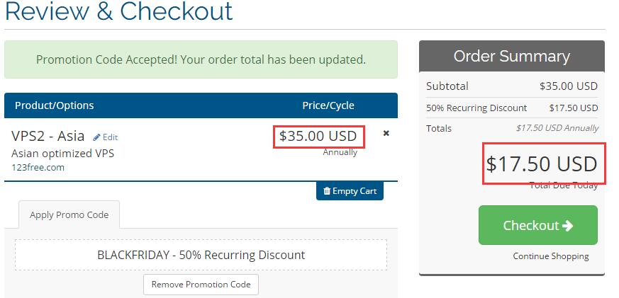 【美国HostDare】2016黑色星期五五折优惠码