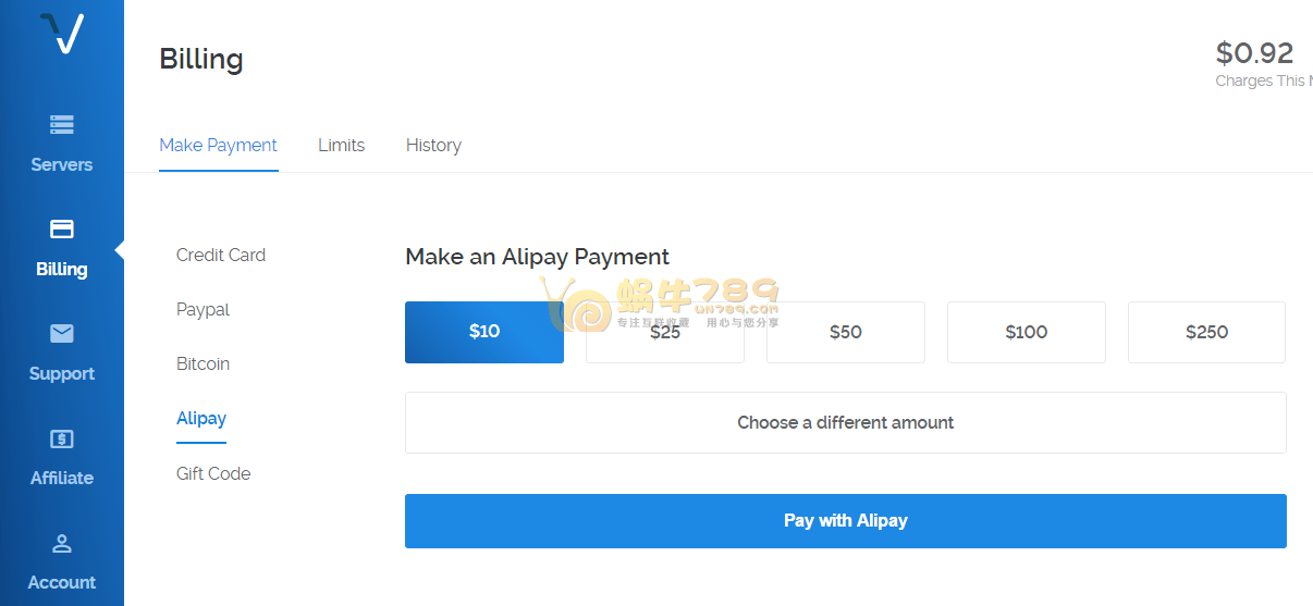 Vultr日本/洛杉矶/1核1G/25G SSD/1T/支付宝充值/5刀/月<span style=”color:#F6882D”>[推荐]</span>