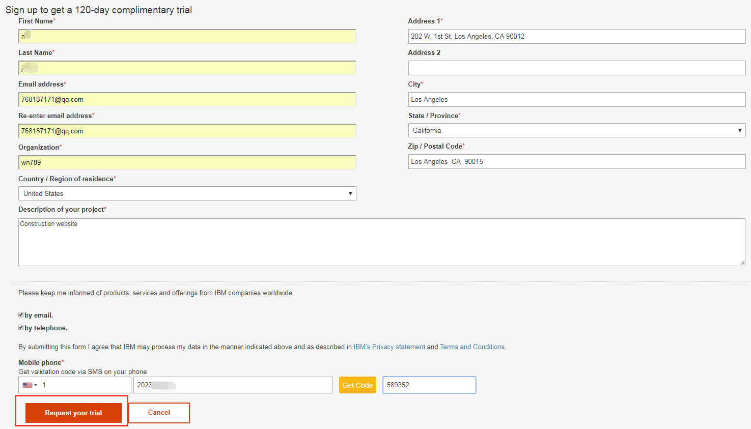 申请LinuxONE Community Cloud/120天2核4G免费VPS全过程