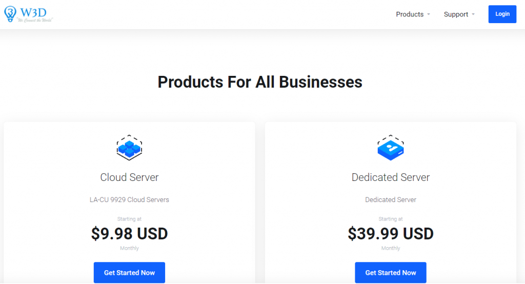 美国云服务器9929三网直通 1核 1G 200M 4.99美元/月  W3D