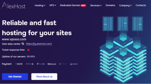 Alexhost摩尔多瓦抗投诉E5-2690v3物理机八折：72欧元/月，可匿名注册，支持Paypal和主流加密货币