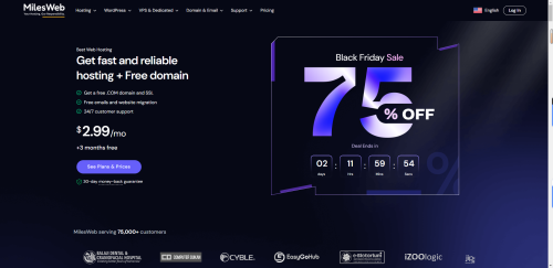 MilesWeb万圣节：虚拟主机0.9美元/月，服务器4.5美元/月起，可选印度/美国/日本/欧洲等28个机房