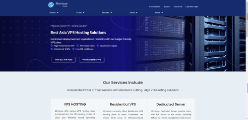 Mondoze马来西亚本地IP VPS:支持IDC独立服务器/SEO服务器/住宅服务器等/无限流量